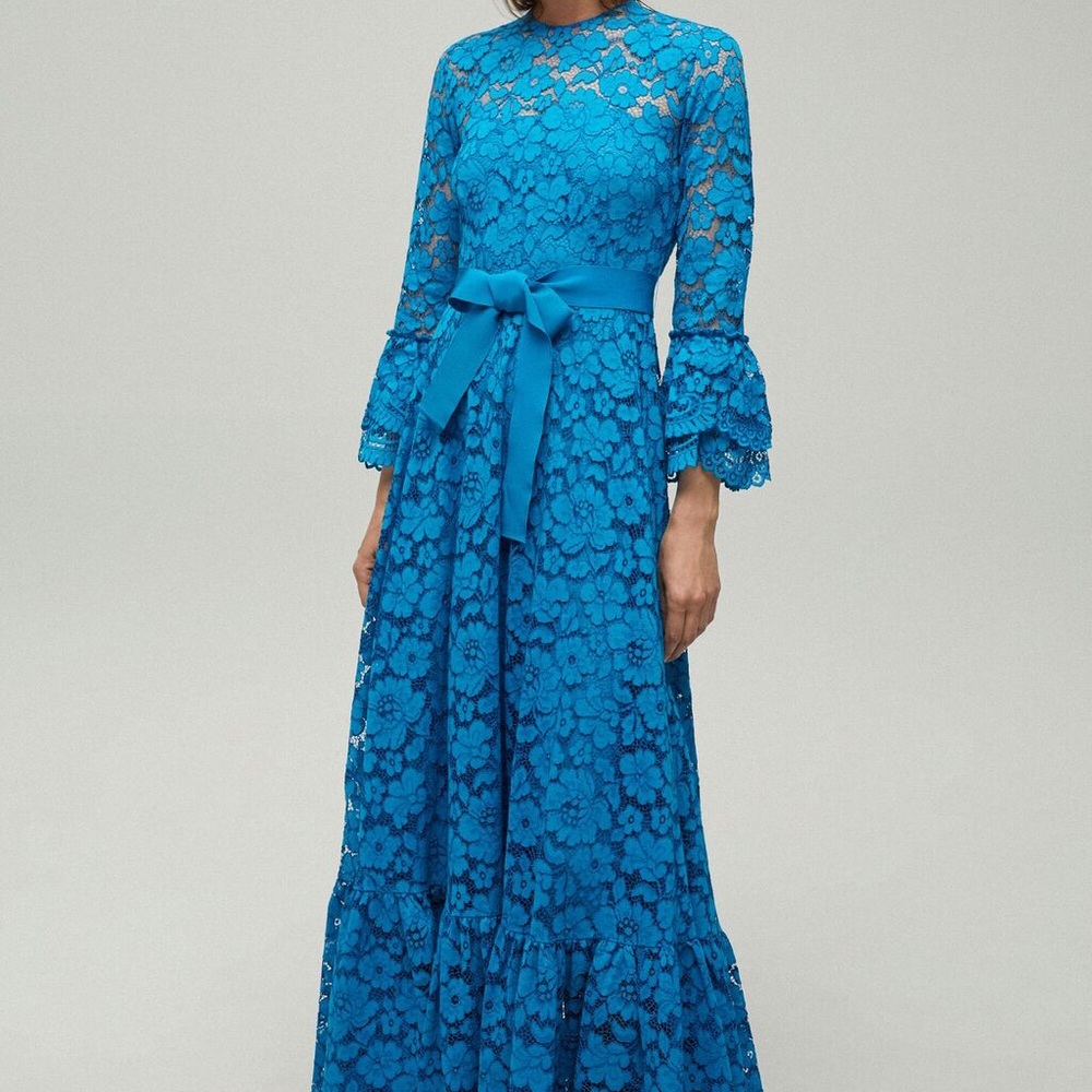 Carolina Herrera Lace Maxi Dress